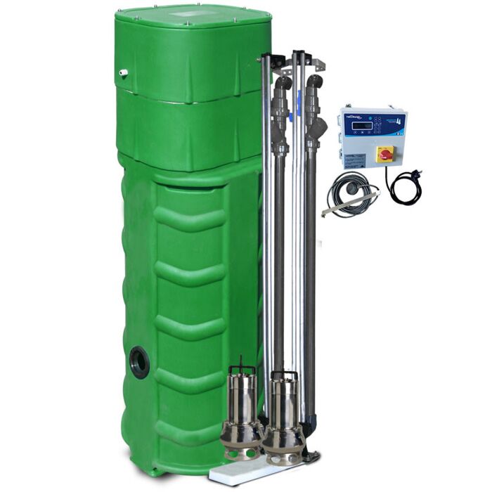 O-SR500-H210-DP | Station de relevage Sanirel 500L H210 Double Pompe O-SR500-H210-DP | Station de relevage Sanirel 500L H210 Double Pompe